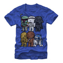 Men's Star Wars Cartoon Characters T-Shirt