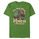 Men's Star Wars St. Patrick's Day It's Not Wise To Pinch A Wookie T-Shirt