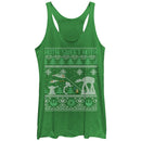 Women's Star Wars Ugly Christmas Hoth Sweet Hoth Racerback Tank Top