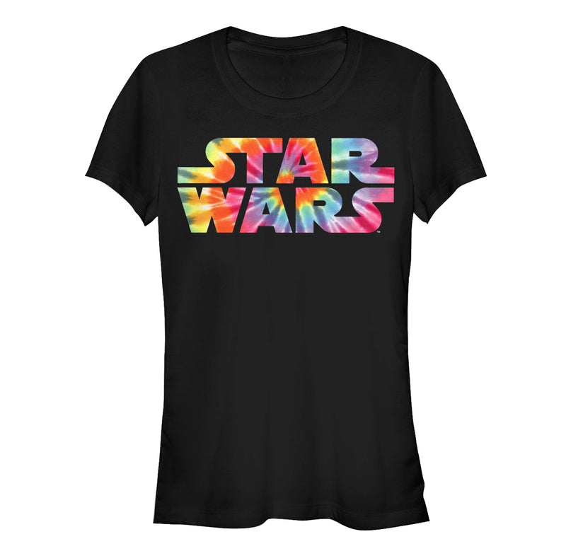 Junior's Star Wars Tie-Dye Logo T-Shirt