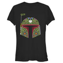 Junior's Star Wars Boba Fett Sugar Skull T-Shirt