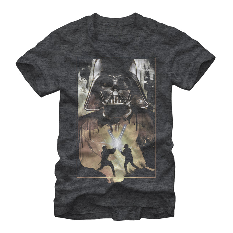 Men's Star Wars Anakin and Obi-Wan Battle T-Shirt