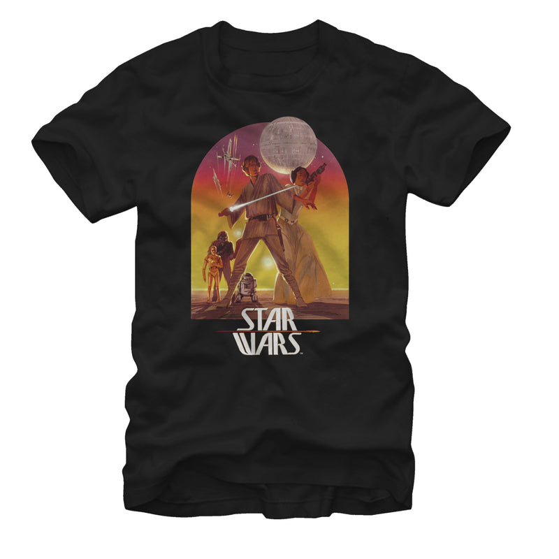 Men's Star Wars Ralph McQuarrie Luke and Leia T-Shirt