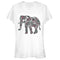 Junior's Lost Gods Henna Elephant T-Shirt