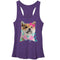 Women's Lost Gods Puppy Headphones Racerback Tank Top