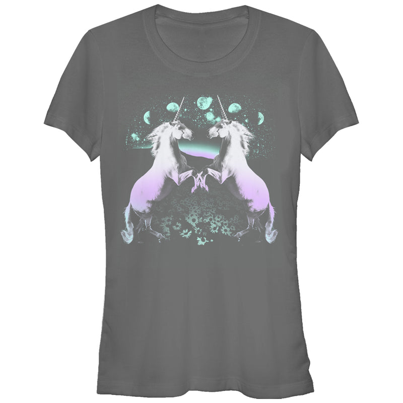 Junior's Lost Gods Two Moon Unicorn T-Shirt