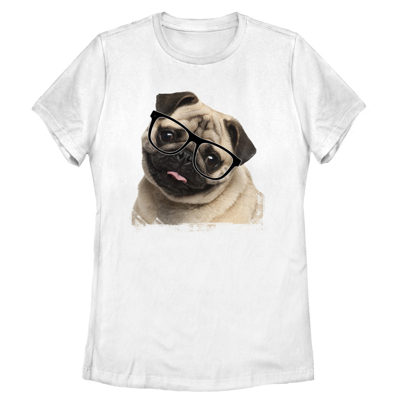 Women's Lost Gods Pug Nerd T-Shirt