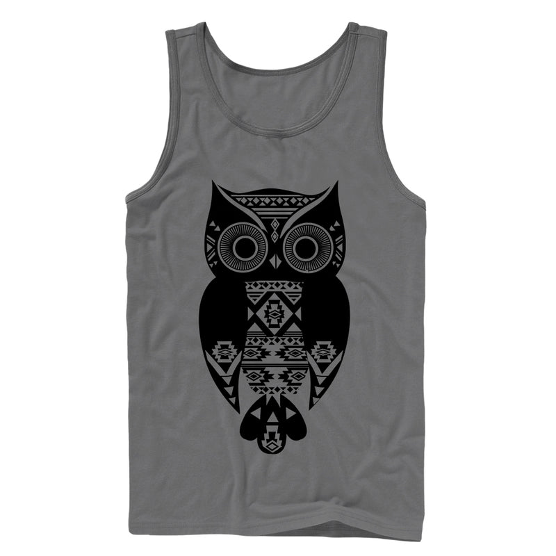 Men's Lost Gods Tribal Print Owl Tank Top