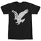 Men's Lost Gods Flying Eagle American Flag T-Shirt