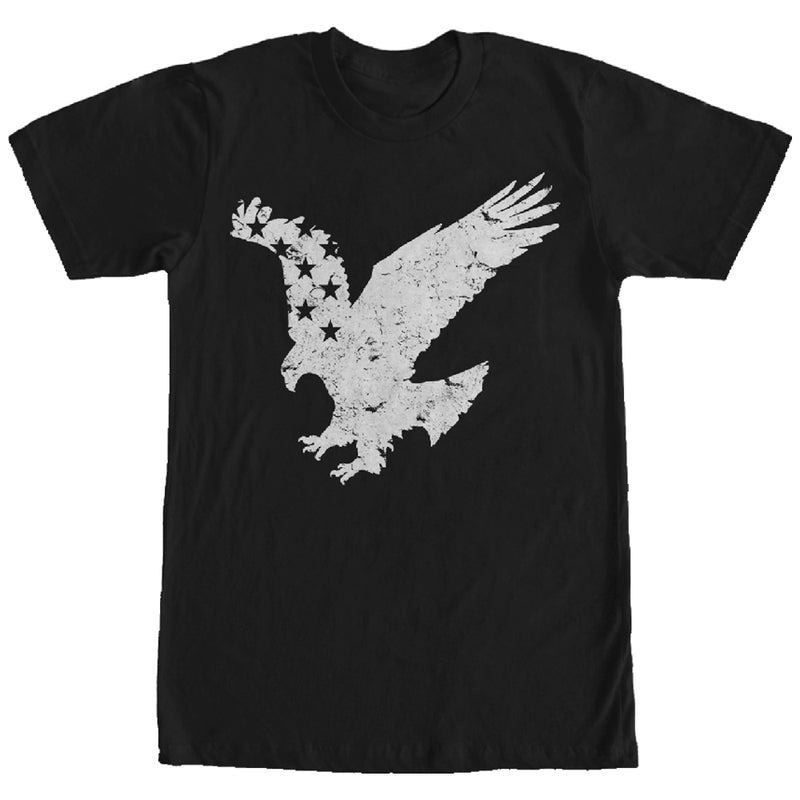 Men's Lost Gods Flying Eagle American Flag T-Shirt
