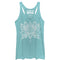 Women's CHIN UP Henna Lotus Flower Racerback Tank Top