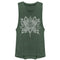 Junior's CHIN UP Henna Lotus Flower Festival Muscle Tee