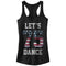 Junior's Lost Gods Let's Dance 75 American Flag Racerback Tank Top