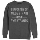 Women's CHIN UP Messy Hair and Sweatpants Sweatshirt