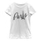 Girl's Lost Gods Paris Cursive Eiffel Tower T-Shirt