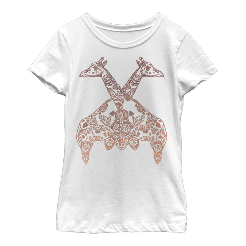 Girl's Lost Gods Henna Giraffes T-Shirt
