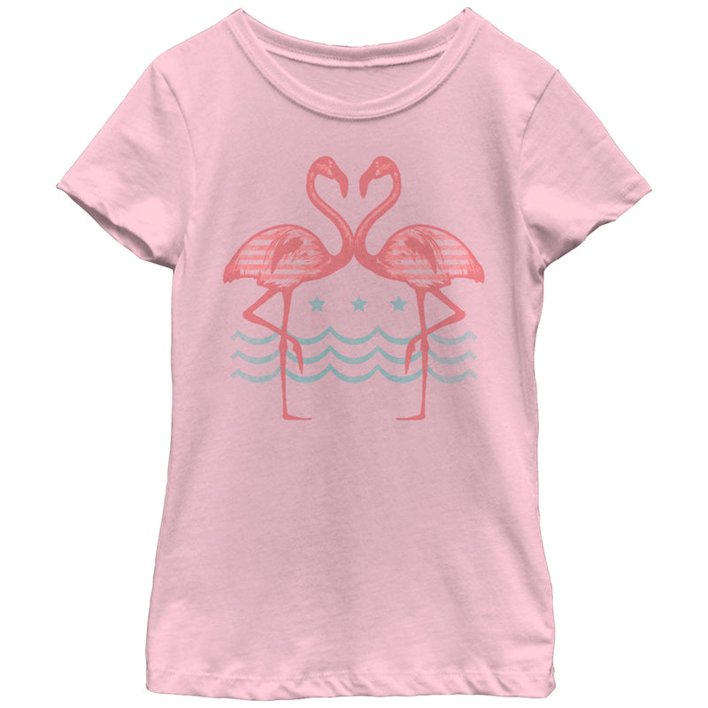 Girl's Lost Gods Double Flamingos T-Shirt