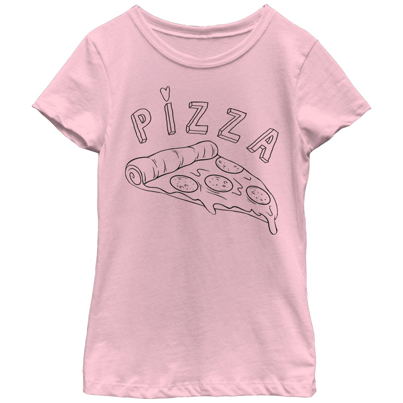 Girl's Lost Gods Pizza Doodle T-Shirt