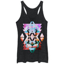 Women's Lost Gods Geometric Cougar Racerback Tank Top