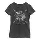 Girl's Lost Gods Wild and Free Sunflower Arrow T-Shirt