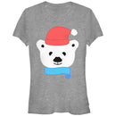 Junior's Lost Gods Christmas Polar Bear T-Shirt