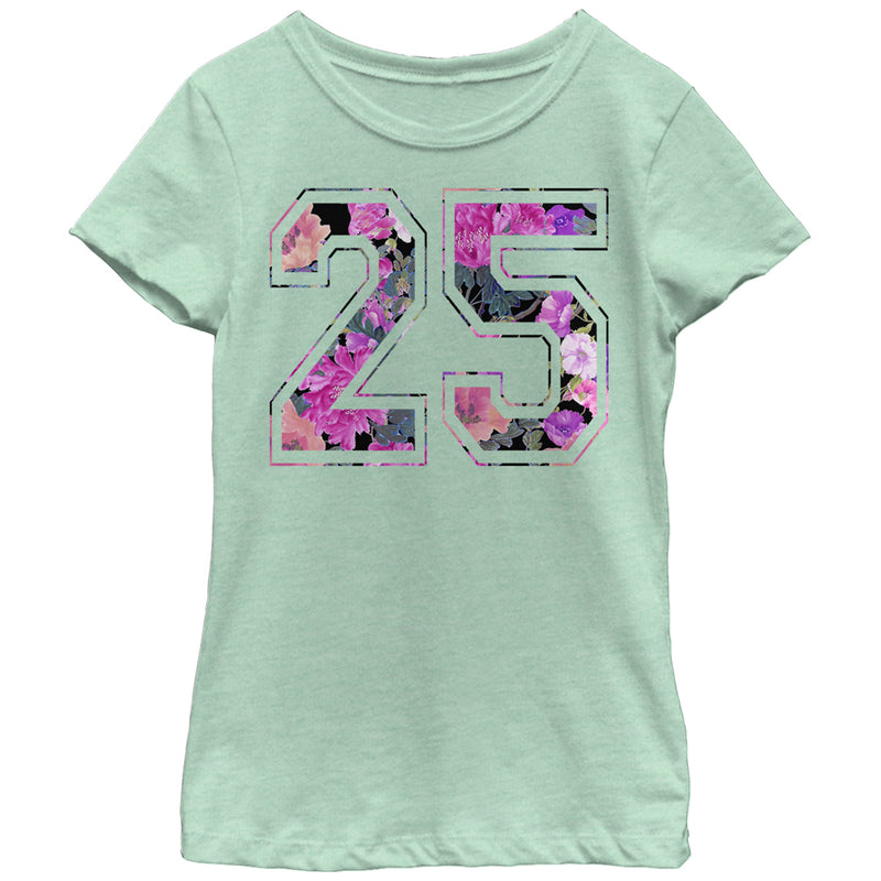 Girl's Lost Gods Floral Print 25 T-Shirt