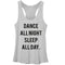 Women's Lost Gods Dance All Night Racerback Tank Top