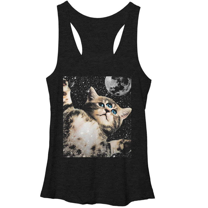 Women's Lost Gods Third Eye Kitten Racerback Tank Top