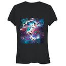 Junior's Lost Gods Shark Kittens in Space T-Shirt