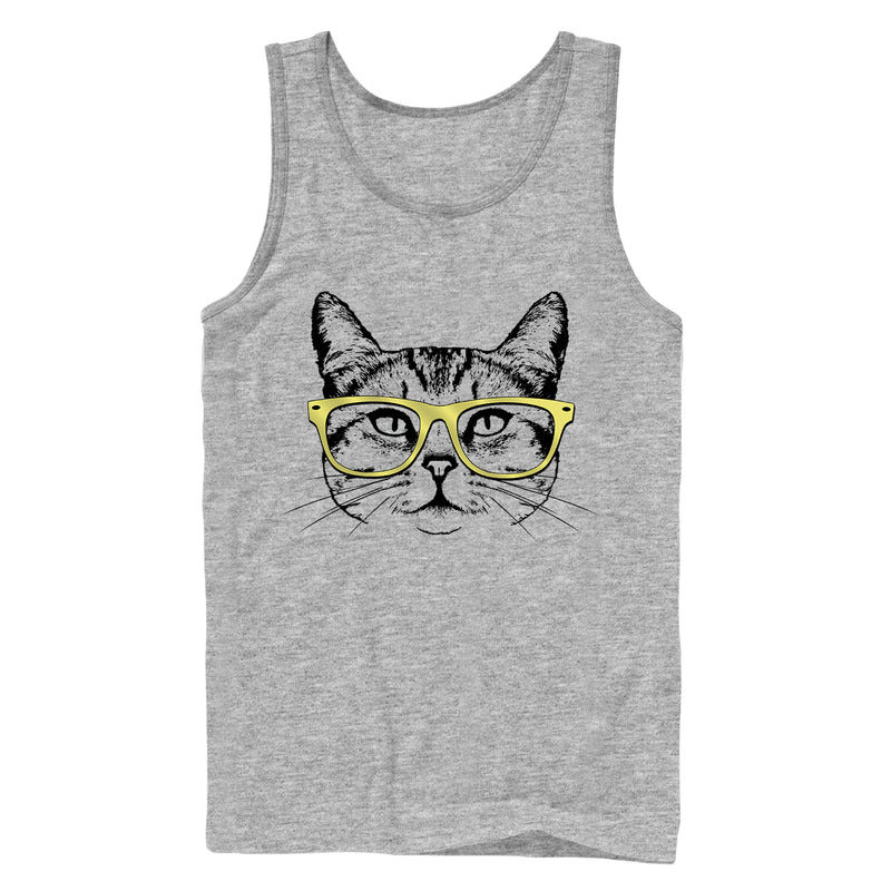 Men's Lost Gods Hipster Kitty Tank Top