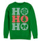 Women's CHIN UP Christmas Ho Ho Ho Stitch Print Sweatshirt