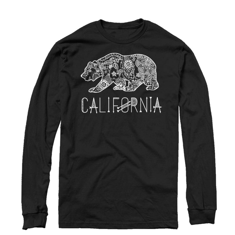 Men's Lost Gods California Henna Bear Long Sleeve Shirt