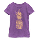 Girl's Lost Gods Henna Print Pineapple T-Shirt