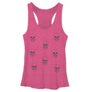 Women's Lost Gods Heart Skull Racerback Tank Top