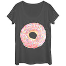 Women's Lost Gods Sprinkle Doughnut Scoop Neck