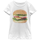 Girl's Lost Gods Cheeseburger Love T-Shirt