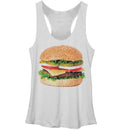 Women's Lost Gods Cheeseburger Love Racerback Tank Top