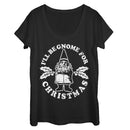 Women's Lost Gods Gnome for Christmas Scoop Neck