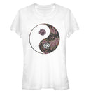 Junior's Lost Gods Yin Yang Roses T-Shirt