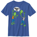Boy's Lost Gods Halloween Zombie Heads Up T-Shirt