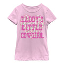 Girl's CHIN UP Daddy's Little Cowgirl T-Shirt