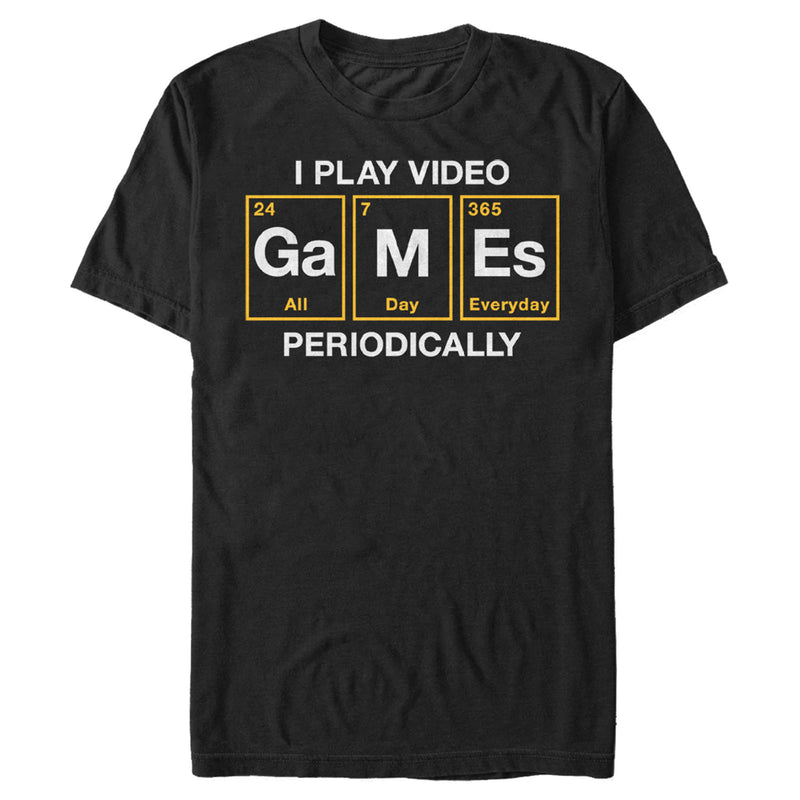 Men's Lost Gods Periodic Table Video Games T-Shirt