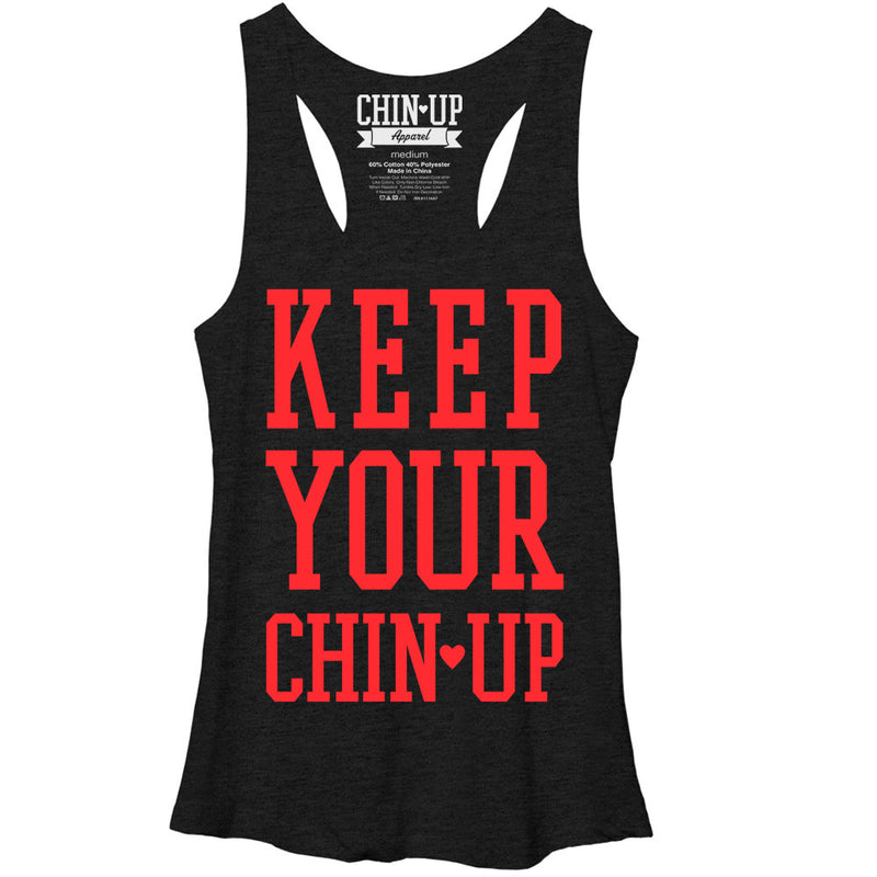 Women's CHIN UP Keep Your Head Up Racerback Tank Top