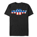 Men's General Motors Chevrolet Bowtie American Flag T-Shirt