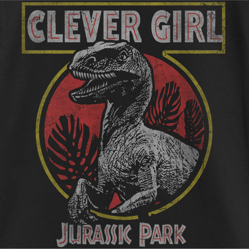 Girl's Jurassic Park Clever Girl Badge T-Shirt