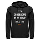 Men's Nintendo It's Dangerous To Go Alone Take This Pull Over Hoodie