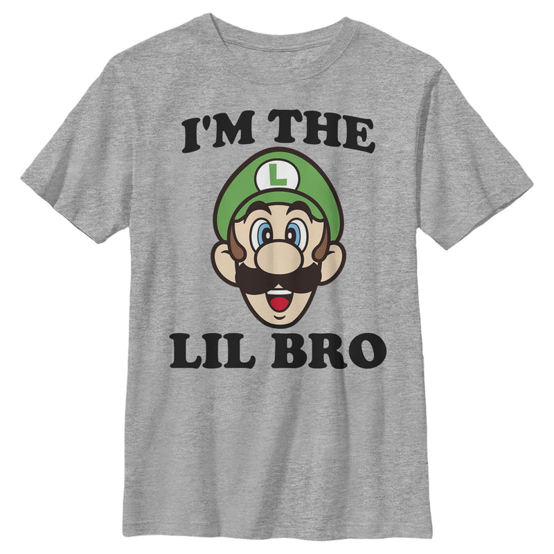 Boy's Nintendo Luigi Little Brother T-Shirt