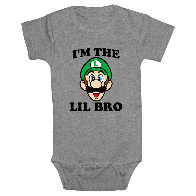 Infant's Nintendo Luigi Little Brother Onesie