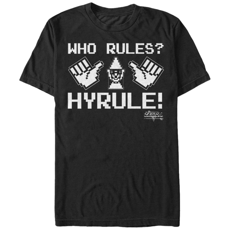 Men's Nintendo Legend of Zelda Who Rules Hyrule T-Shirt