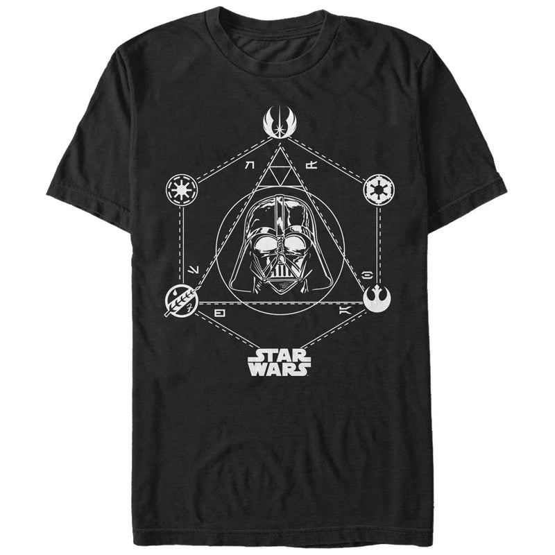 Men's Star Wars Darth Vader Symbols T-Shirt